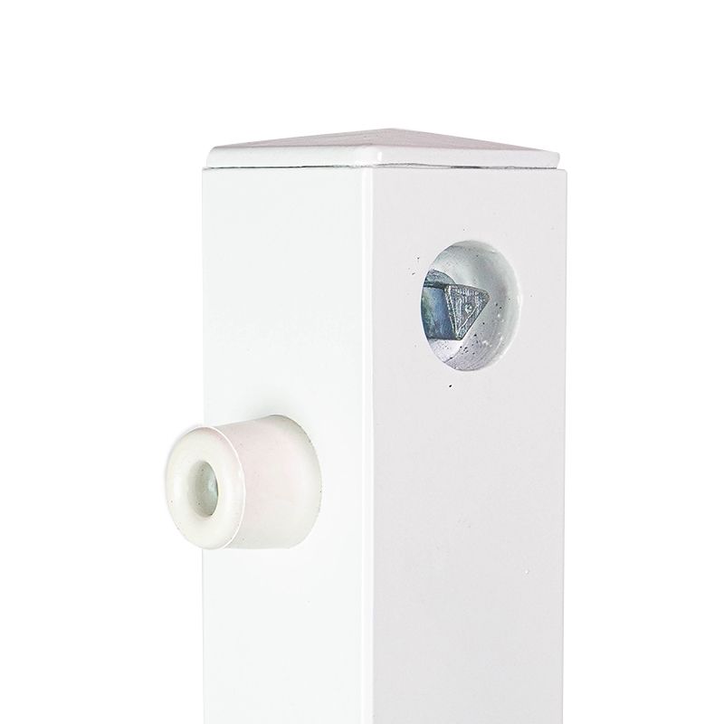 Pro-park-lock-tri1 - potelet de sécurité rabattable - groupe rms - 2 bandes réfléchissantes - avec clé pompier sur platine_2