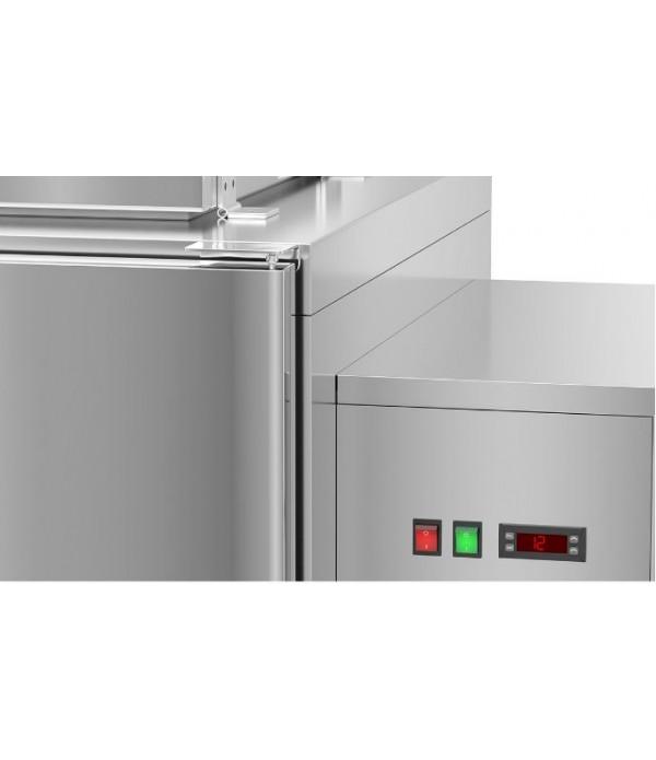 Refroidisseur inox pour poubelles déchets humides - Container 240 litres - Affichage numérique - CHR_2