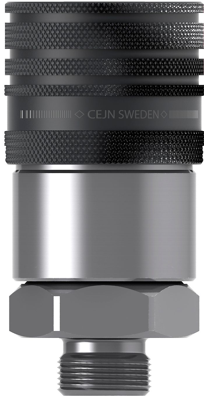 Série 565 - DN 12.5 - Coupleur CEJN en acier zinc-nickel - Raccord rapide ISO 16028_2