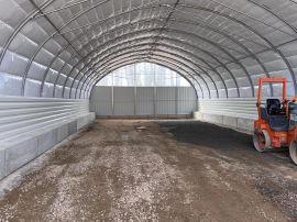 Tunnel de stockage à  charpente métallique -  TYPE 10m_2