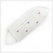 Masque lavable 3 plis Drapeau France - tissu 100% coton Oeko-Tex - VDM - lavable à 60 degrés_2