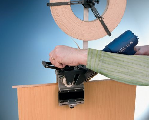 Plaqueuse de chants manuelle Virutex AG98R - PVC, polyester, mélamine et bois jusqu'à 3mm_2