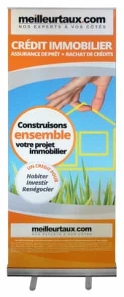 Rollup Set - New Display - Enrouleur haut de gamme avec design élégant et mât télescopique ajustable_2