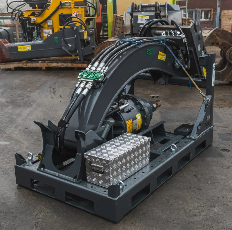 Potence Egli pour vibrofonceur - Équipement pour pelle de 8 à 45 tonnes_2