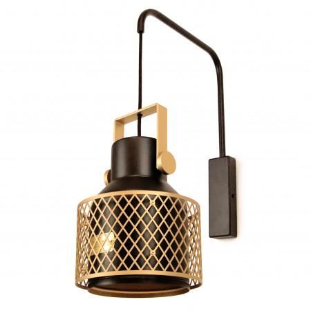 Applique intérieure de style industriel - E27 - coloris noir ou bleu - design Nacho Timón - aluminium et acier_2