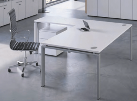 Bureau de direction contemporain avec un piétement métal arche - Astro - Buronomic_2