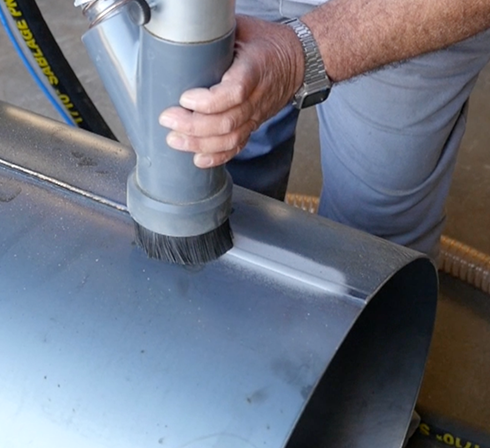 Kit de sablage sans poussière - Par aspiration pneumatique des projections - HELIOS - Réservoir 70L - Adaptable sableuses jusqu'à 8mm à 7 bar_2