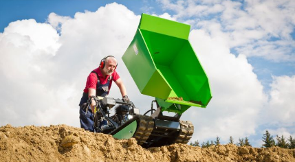 Mini dumper à chenilles - Moteur OHV thermique - Charge utile 500 kg - Marque ZIPPER_2