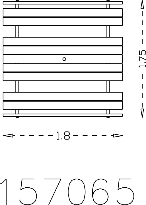 Table de pique-nique Ljung réf 8040358 - Hags - montage en 1 heure, dimensions 1800 x 1760 x 720 mm_2