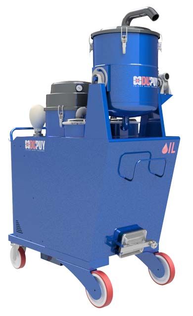 Aspirateur industriel huile et copeaux - Oilvac 450 - Triphasé 4 kW - Réservoirs 450/65 L_2