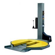 Eva FM - Banderoleuse semi-automatique à plateau tournant - Dimensions : 800x1200 mm - Chariot FM avec frein mécanique manuel_2