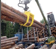 Grue forestière LOGLIFT 140S - Hiab - Portée hydraulique de 7,9 m à 9,6 m - Capacité 13,5 tm_2