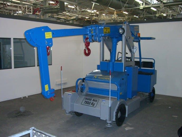 Série Minidrel 75B_R - mini-grue - 7500kg - capacité et dimensions compactes_2