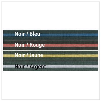 Poteau de signalisation en aluminium - Gamme STRAP - sangle étirable de 3m sur socle fixe - Direct Signalétique_2