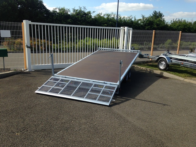 Remorque porte-engin - trelgo - 2.5t - 4m - 2 essieux_2