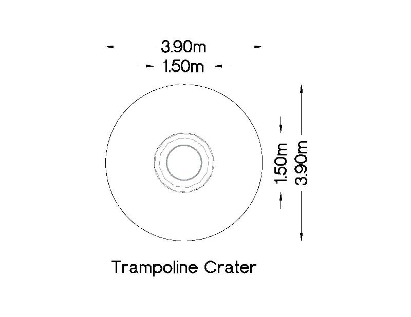Trampoline rond réf-8066469 - Hags - 12 m² de zone de sécurité - Montage en 3 heures_2