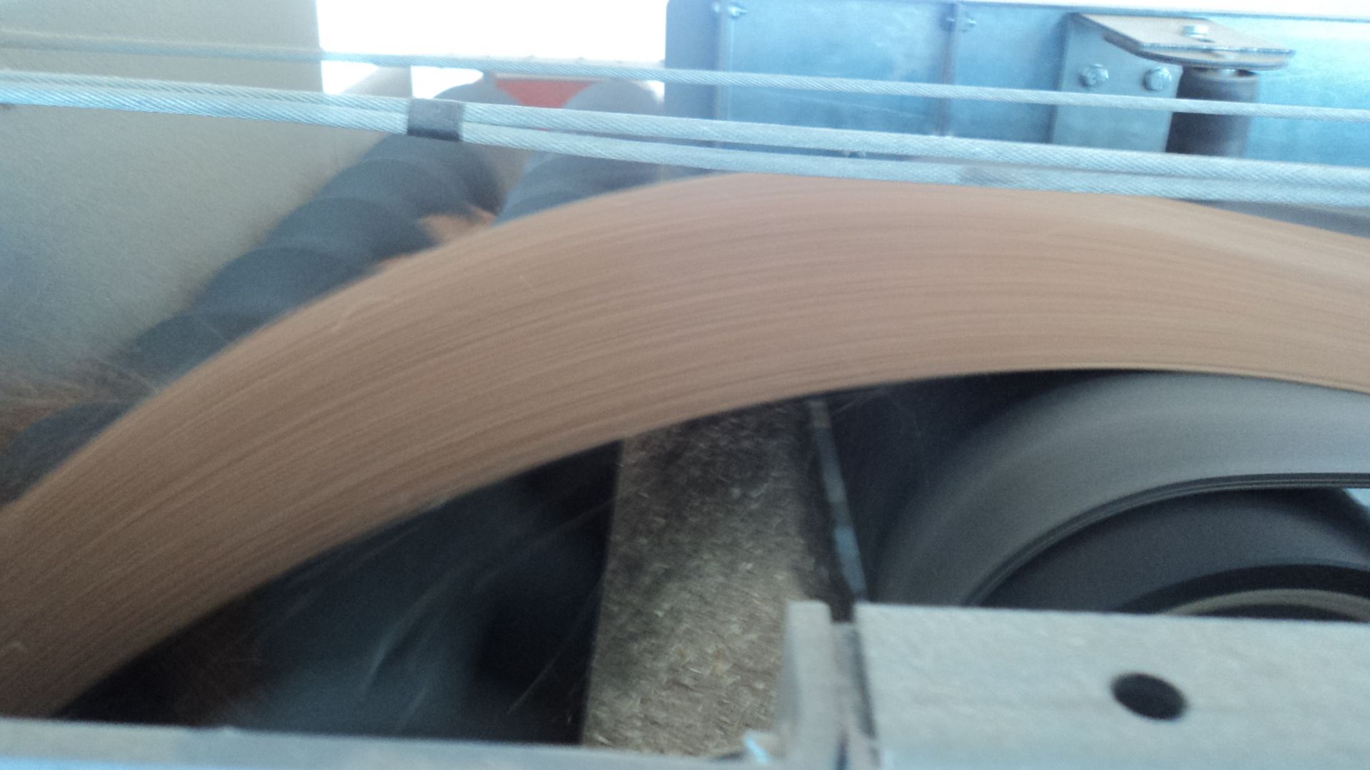 Transporteur à bande - bande en caoutchouc noir ou antigras, PVC - châssis galvanisé - débit de 18 à 500 m³/h_2