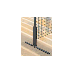 Grille d'exposition petite maille - 2x1 m - Cadre en acier Ø 25 mm - Maille 50x50 mm - Peinture noire laquée_2