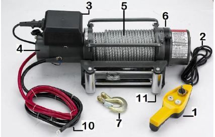 Treuil électrique idéal pour le canotage, caravaning et travaux industriels