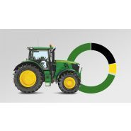 Tracteur agricole 6155R - John Deere - 155 ch - Moteur 6,8L 6 cylindres - Cabine Premium et guidage StarFire 6000_2