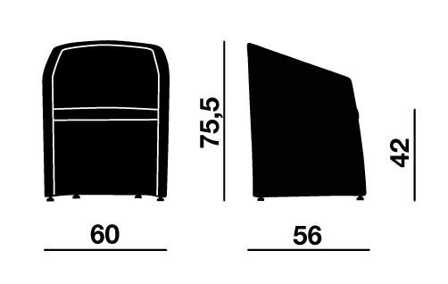 Fauteuil d'accueil Design ALIAS - Offisit - Noir_2