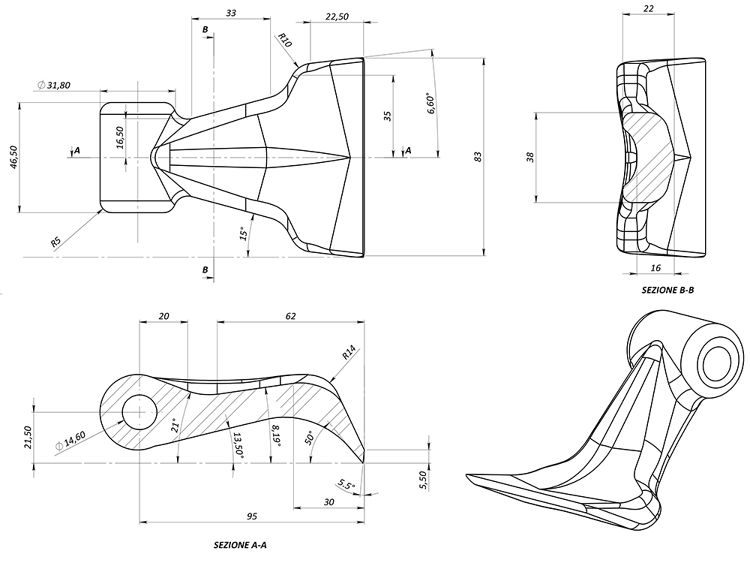 Rino-160-rev broyeur forestier - deleks - largeur de travail 1592 mm_2