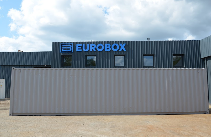 Container maritime 40 pieds - Structure en acier corten - Capacité de chargement considérable_2