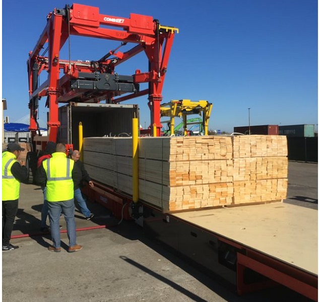 CONTENEUR SLIP-SHEET  pour le chargement rapide des conteneurs de fret -  TRAILER_2