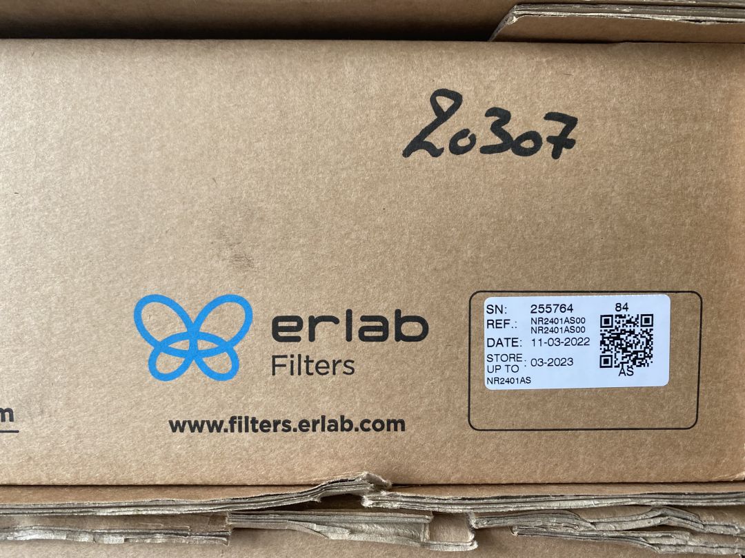 Filtres principal ERLAB NR2401AS - carbone pour vapeurs organiques - Réf. P2206-1772_2