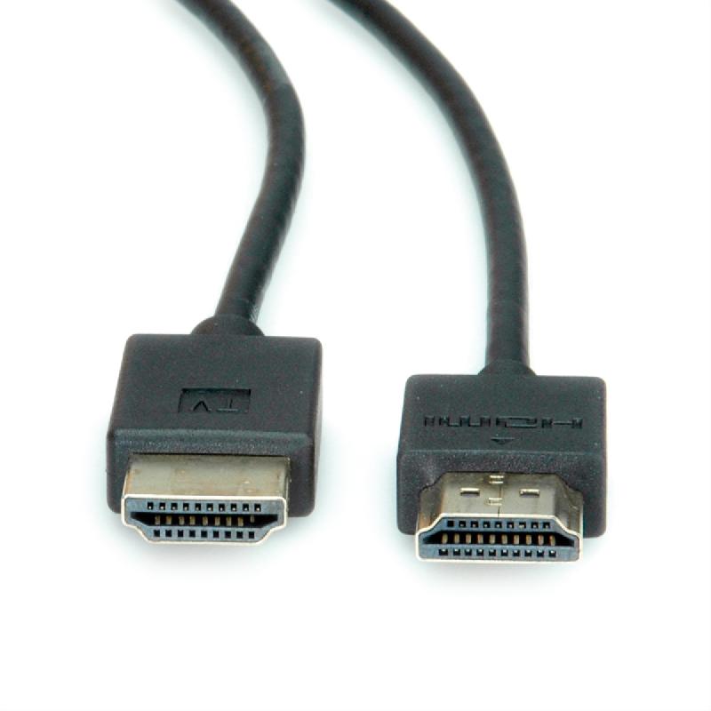 ROLINE Câble HDMI Ultra HD avec Ethernet, 4K, actif, M/M, noir, 2 m_2