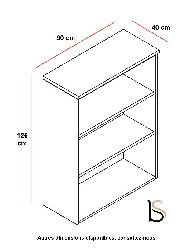 Étagère en bois Larus - Dellarovere. - Chêne foncé_2
