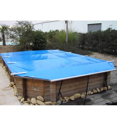 Bâche Dhivernage à Bulles En Pvc Pour Piscine Octogonale Hors
