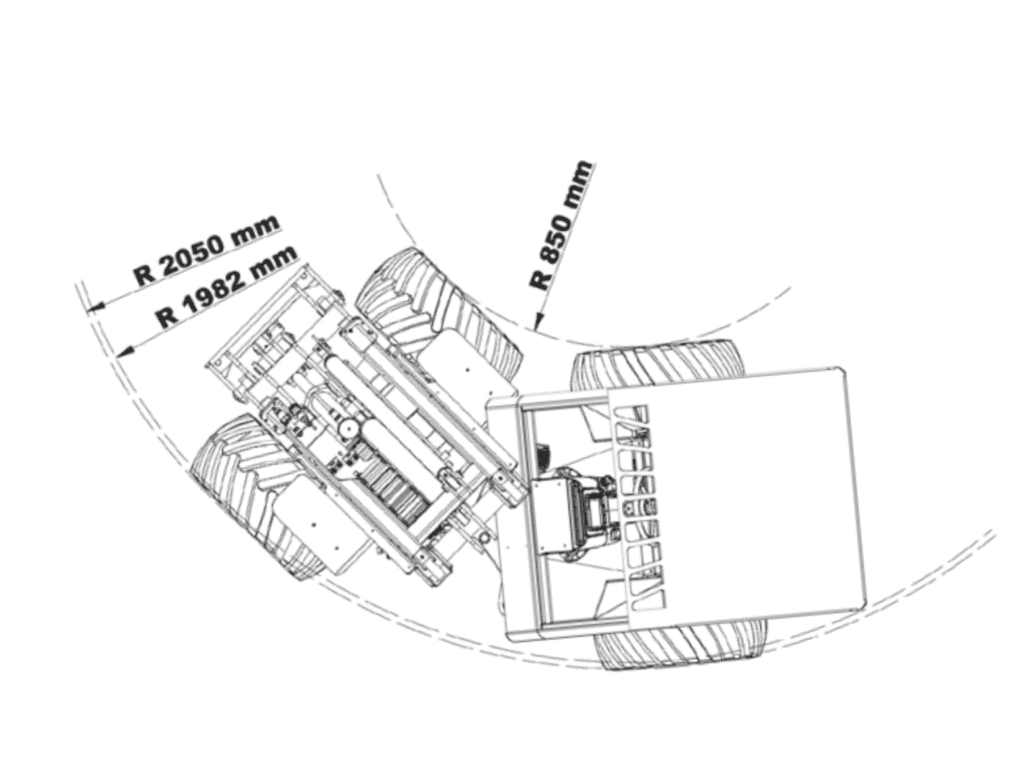Chargeur articulé Cast Loaders 825d - Moteur Kubota D1105 - 25 CV - Transmission hydrostatique_2