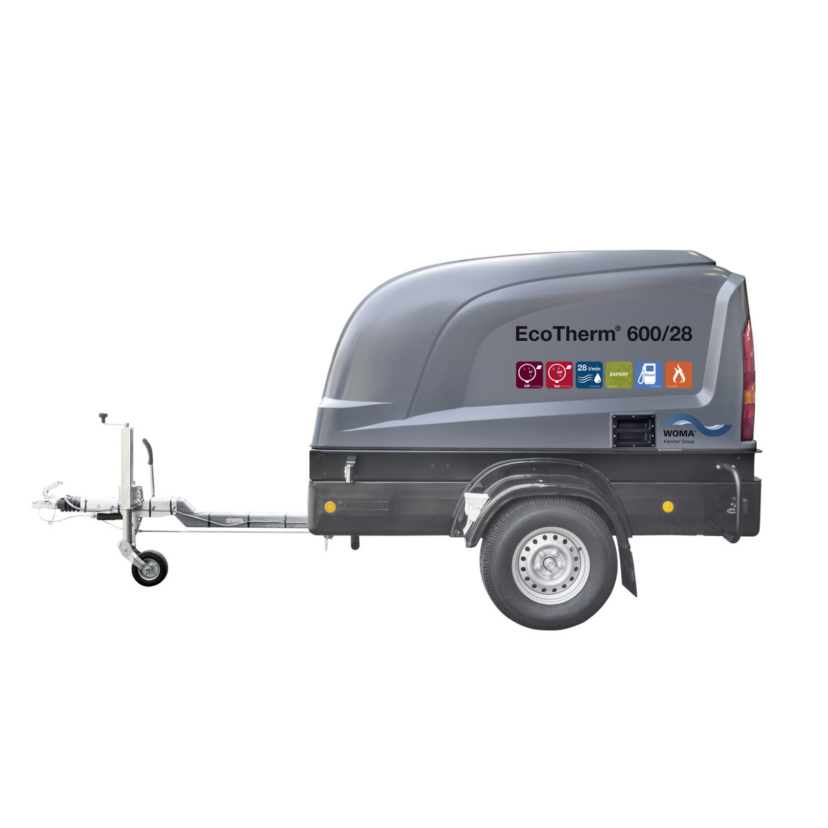 Ecotherm 600 - Nettoyeur haute pression professionnel à eau chaude - 600 bar - moteur diesel - compact et léger_0