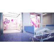 Ascenseur hospitalier Schindler 2500 avec arrêt précis aux étages