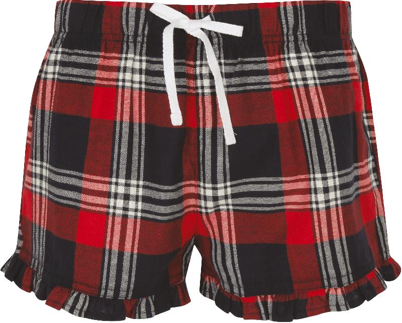 Short femme à motif tartan - flanelle 100% coton - Réf: SK082 - Skinni Fit_2