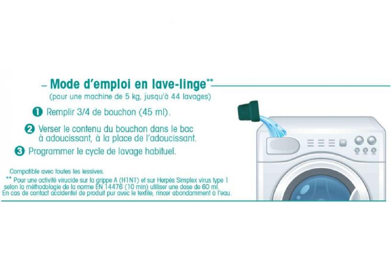 Désinfectant textile SANYTOL professionnel - 2L - Efficace dès 20°C - Élimine 99,9% des bactéries, champignons et virus_2