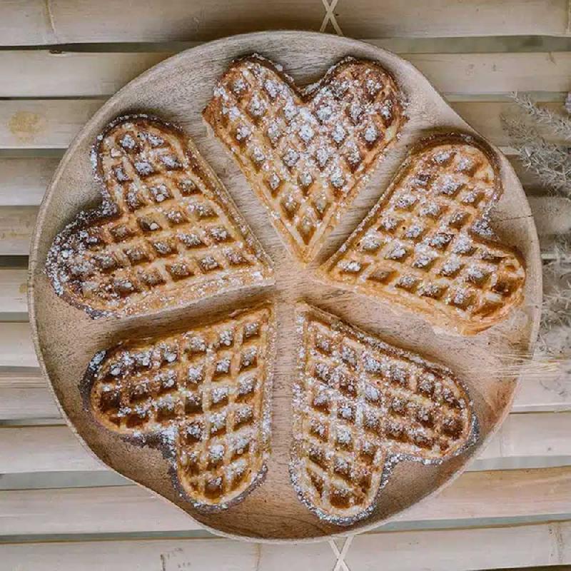 Gaufrier éléctrique simple ouverture 180° Coeur | Krampouz - WECBQA_2