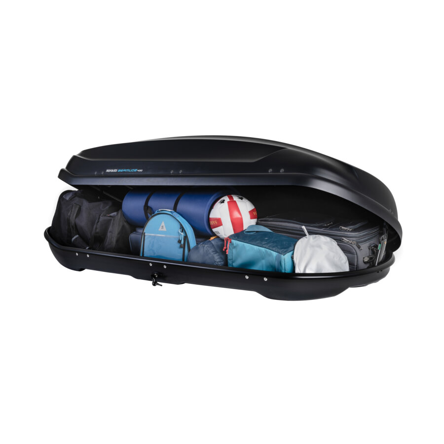 Coffre de toit dual side NORAUTO Bermude 400 noir mat 421 L_2