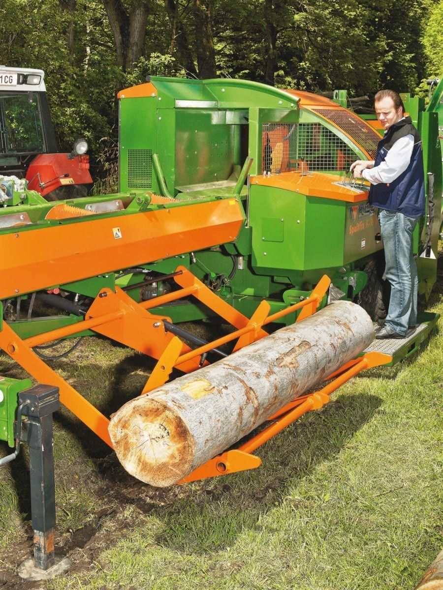 Combiné à bois de chauffage spaltfix k-440 multi - posch - diamètre de