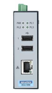 Passerelle IoT architecture RISC - 2 x mPCIe, 1 x 10/100Mbps, 2 x USB 2.0, -40~70°C - Compatible EdgeLink - Référence ECU-1050TL-R10AA_2