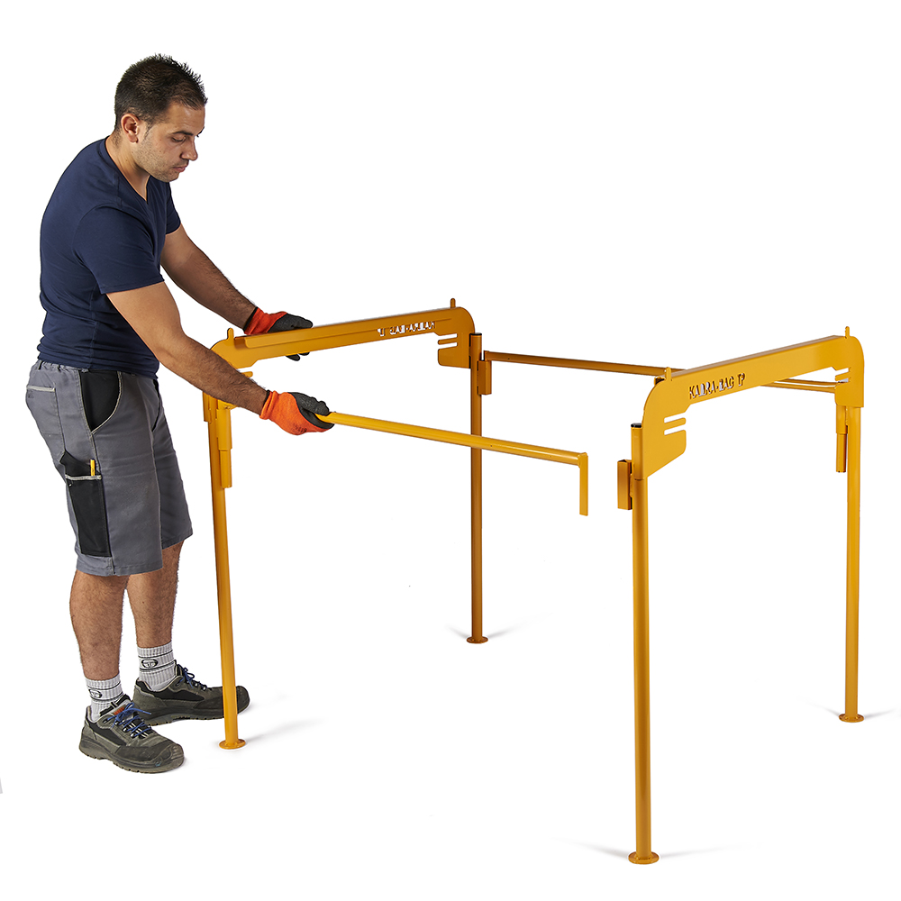 Support pour big-bag avec 4 points d’accrochage