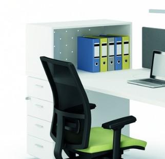 Box de rangement sur bureau - Officity - Blanc_2