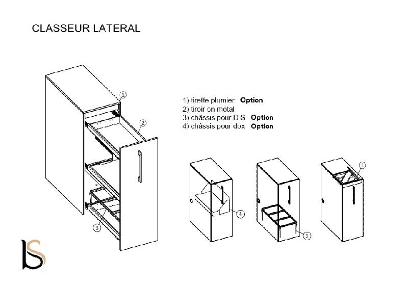 Caisson grande contenance - Quadrifoglio - Blanc, Oui, Non, Oui_2
