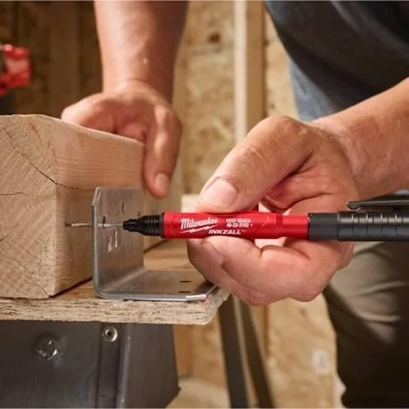 Marqueur Milwaukee INKZALL pointe ultra fine longue portée - 4932501147_2