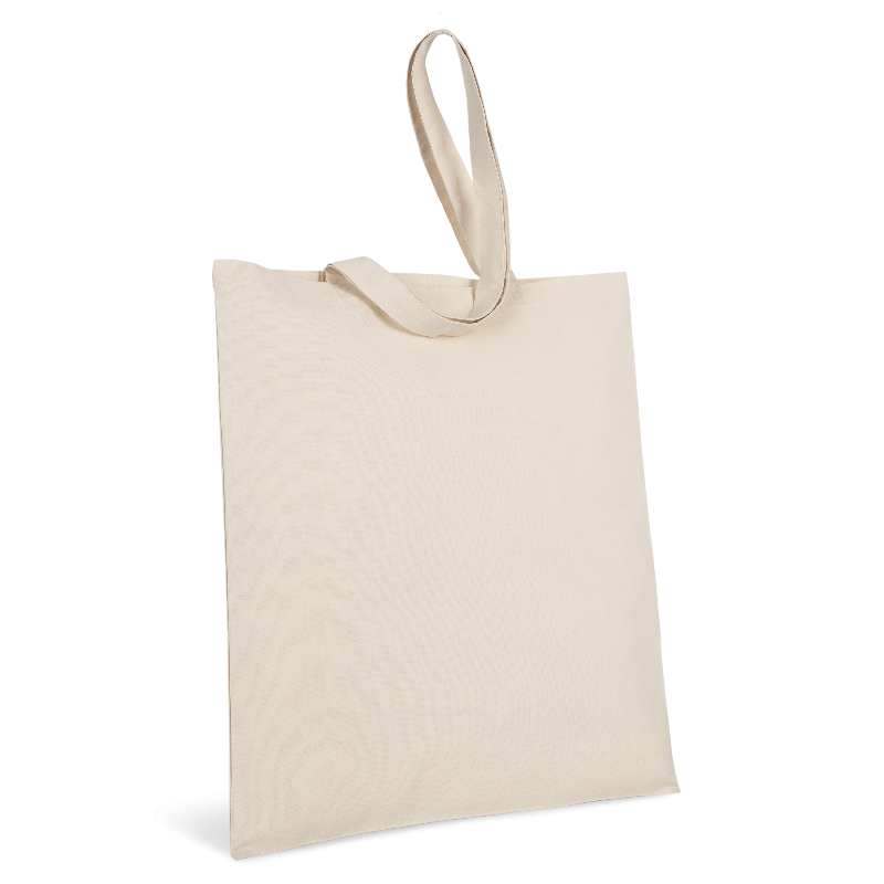 Tote bag en tissu recyclé effet coton - 100% polyester recyclé - Réf: KI3207 - Marque Kimood_2