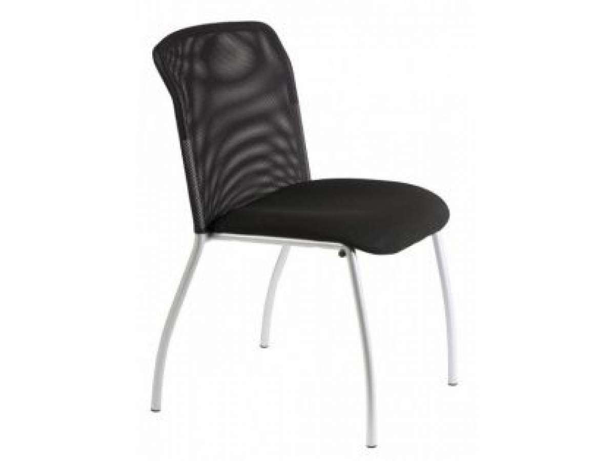 Chaise d'accueil autoportante en résille - GERI - polyvalente et ergonomique, empilable par 4_2