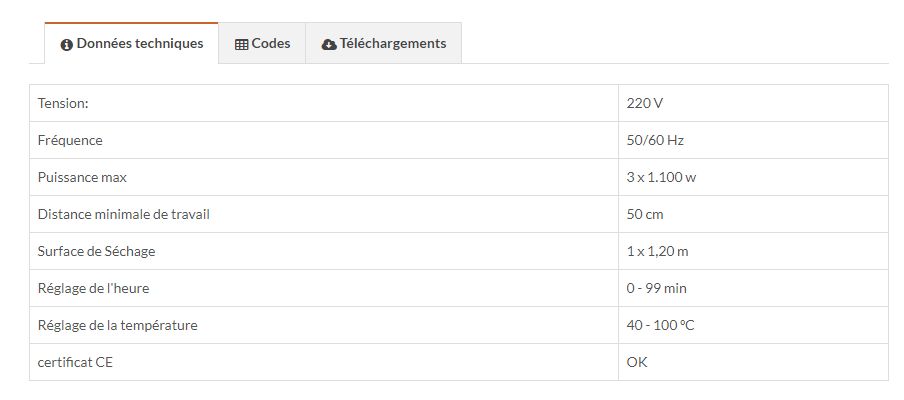Dry Tech DT3 - Sécheurs infrarouges Sagola - Puissance max 3 x 1.100 W - Infrarouge à ondes courtes pour carrosserie_2