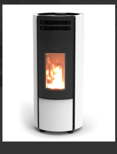 Poêle étanche à granulés / popstar metalcolor / thermorossi - noir mat_2