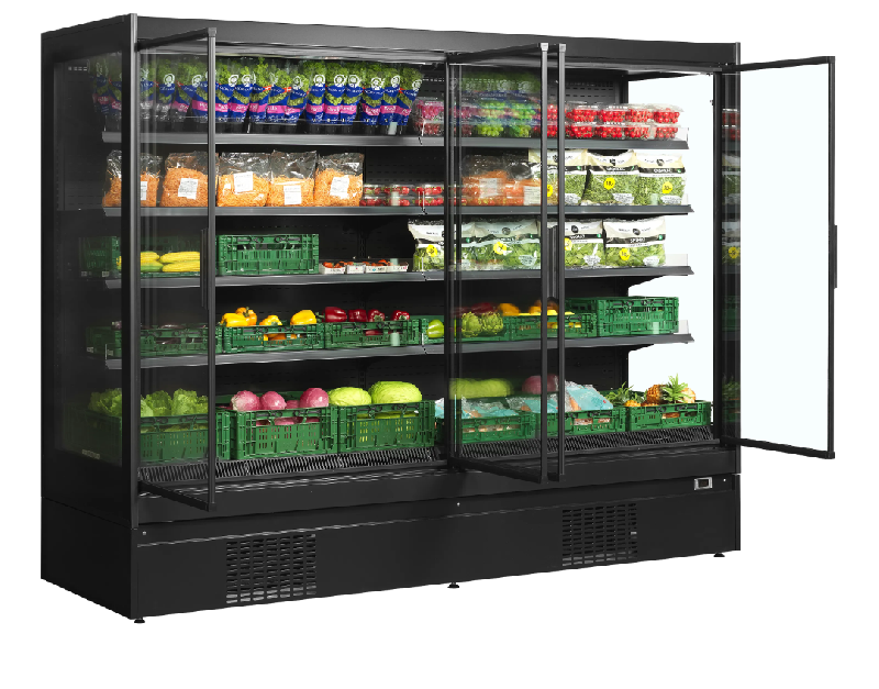 Vitrine réfrigérée pour supermarché à froid positif EXTRA2500CD L2600mm 38477 TEFCOLD_2